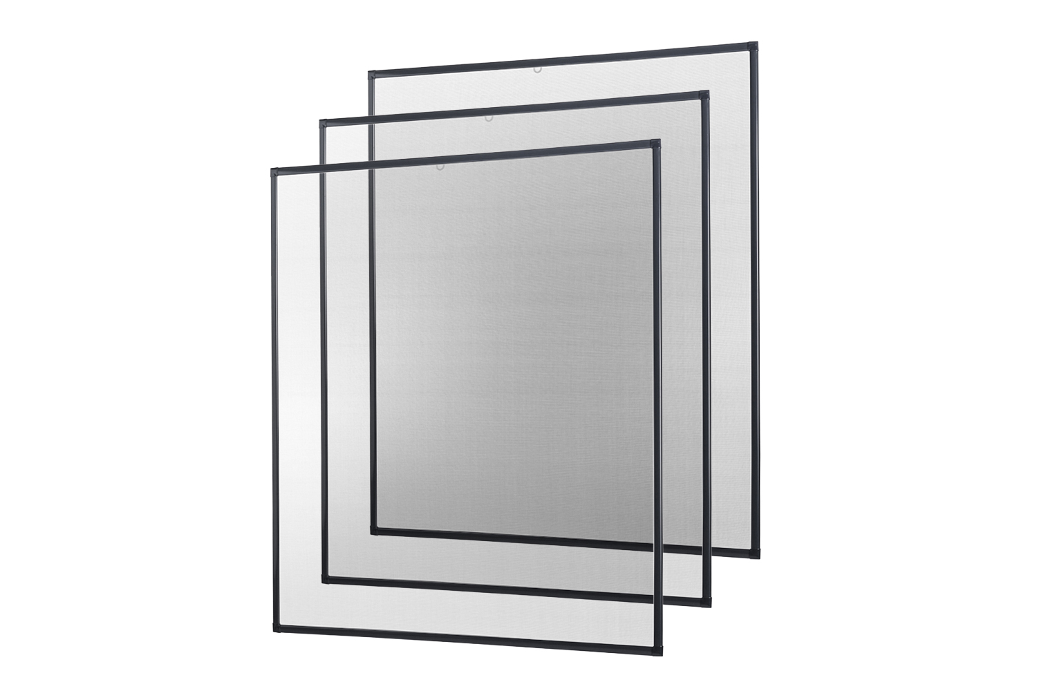 Fliegengitter Fenster "BASIC", Alurahmen - 130 x 150 cm - SET