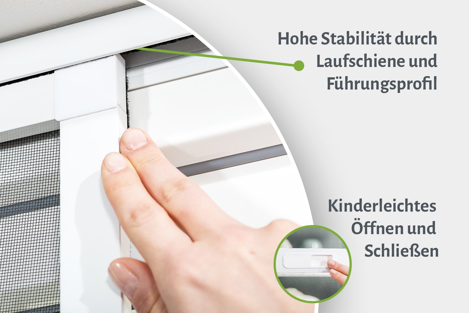 Fliegengitter Einzel-Schiebetür "COMFORT", 120 x 240 cm