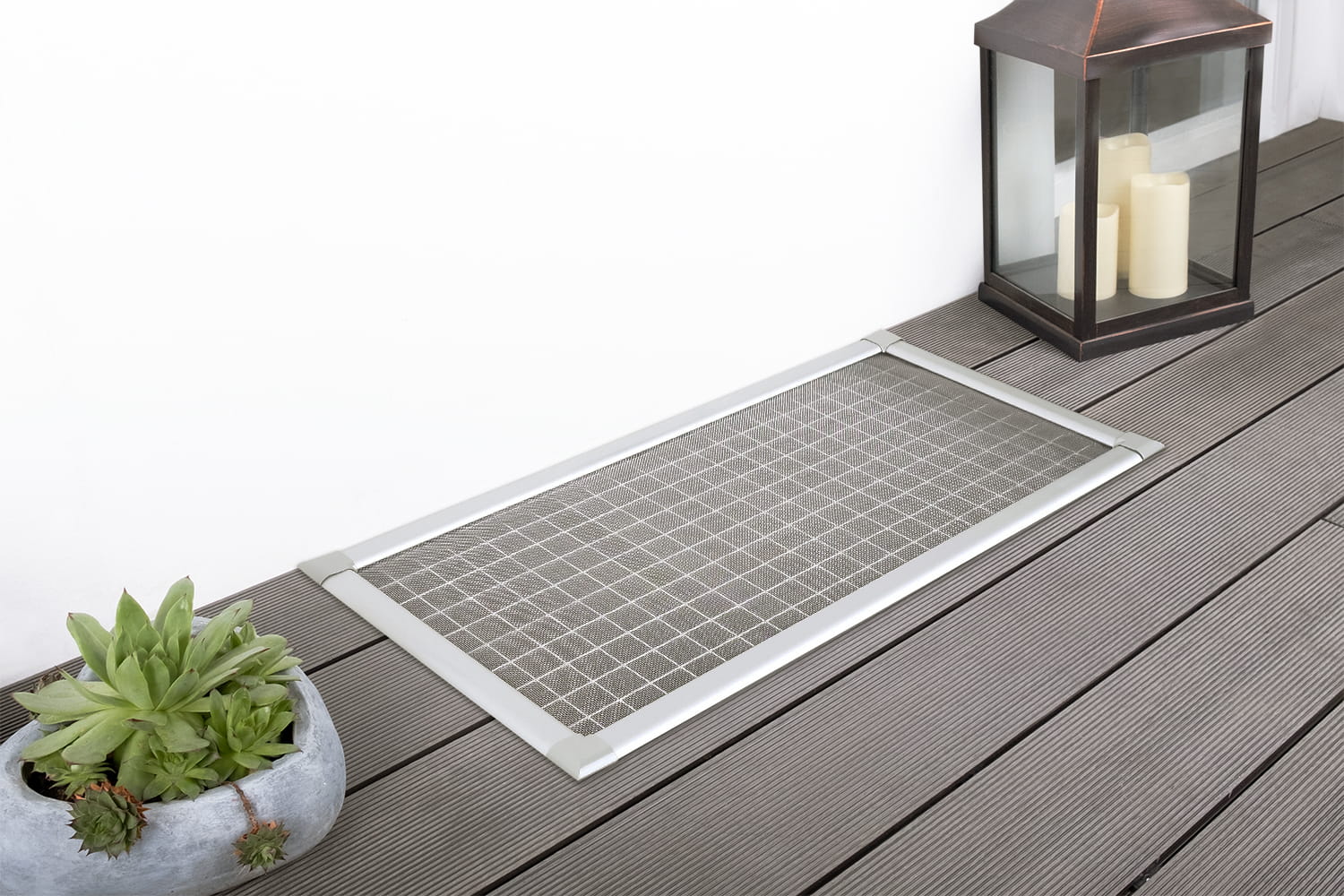 Lichtschachtabdeckung "PROFI", silber eloxierter Rahmen - 60 x 115 cm oder 80 x 150 cm