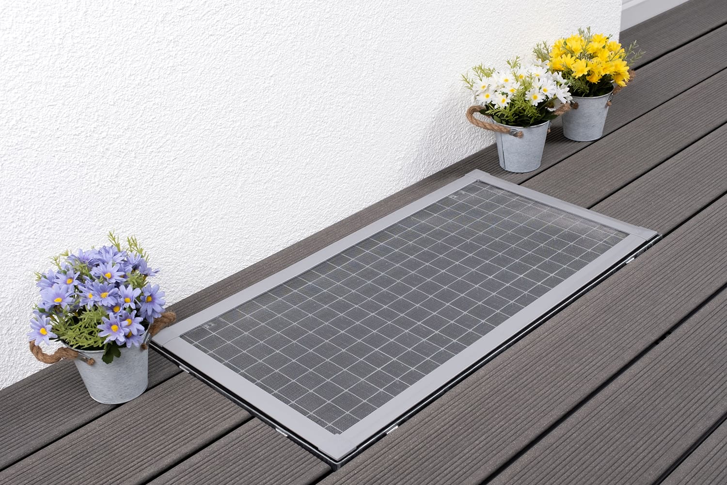 Lichtschachtabdeckung "EXPERT“, silber oder anthrazit - verschiedene Größen