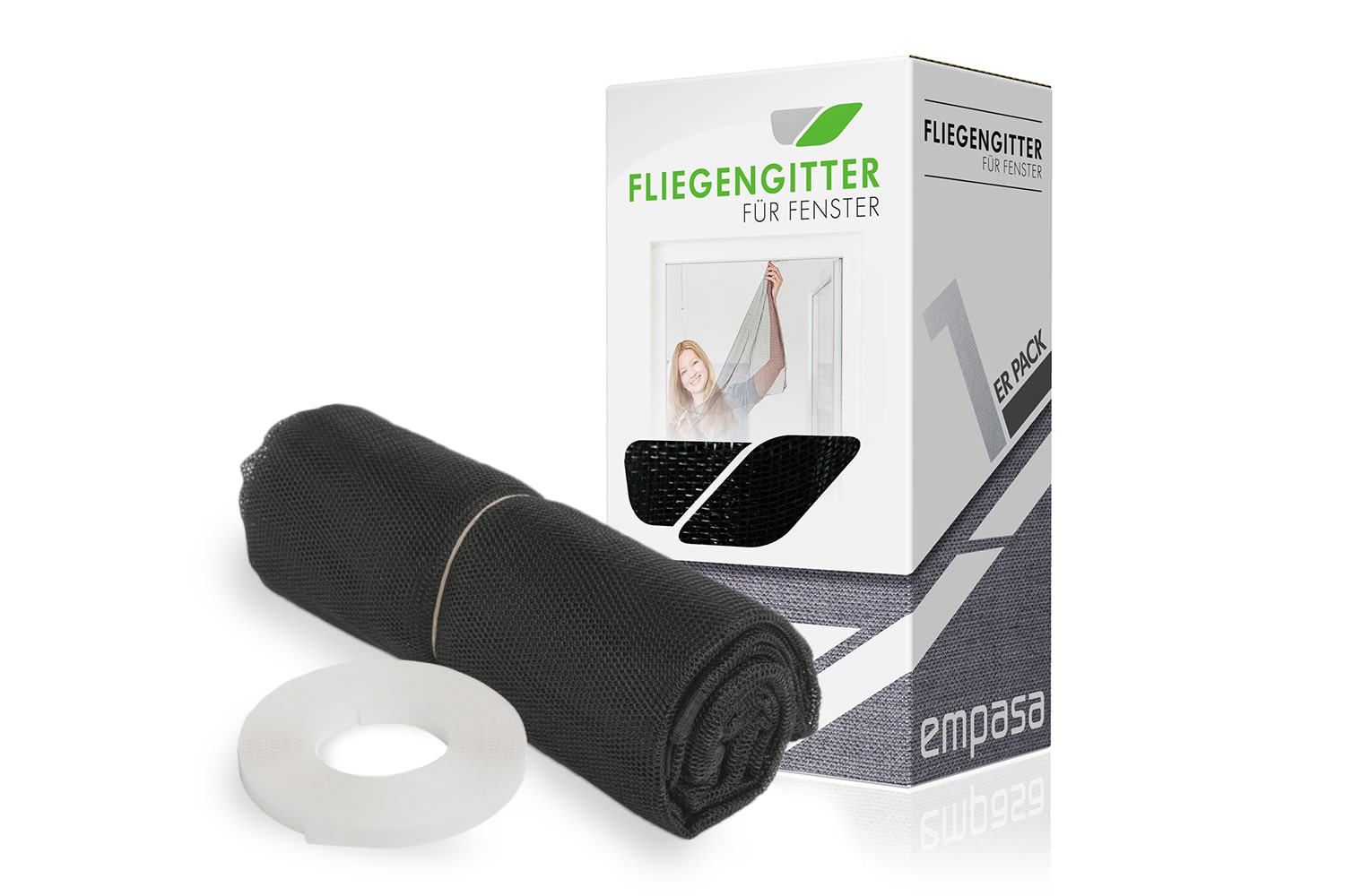 Fliegengitter STANDARD inkl. Klettband, verschiedene Größen und Farben