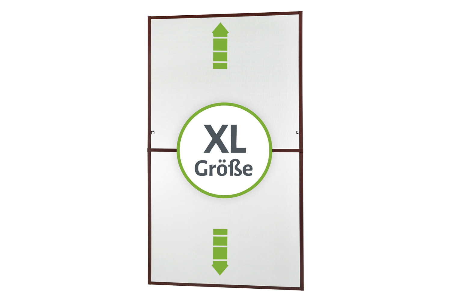 Fliegengitter Fenster "MASTER SLIM XL", Aufgebaut - Zuschnitt - 130 x 220 cm
