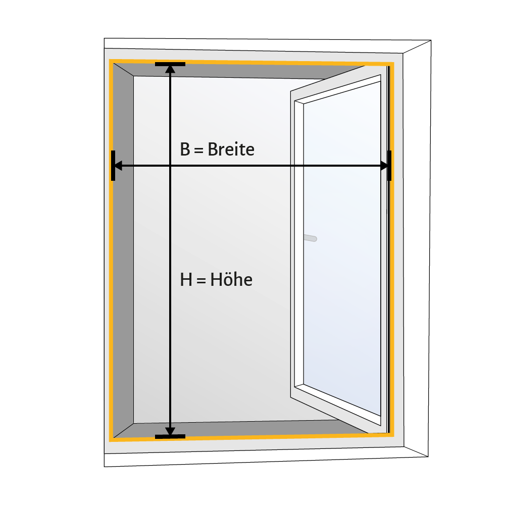 Fliegengitter Fenster "MASTER SLIM", matte Optik - Alurahmen