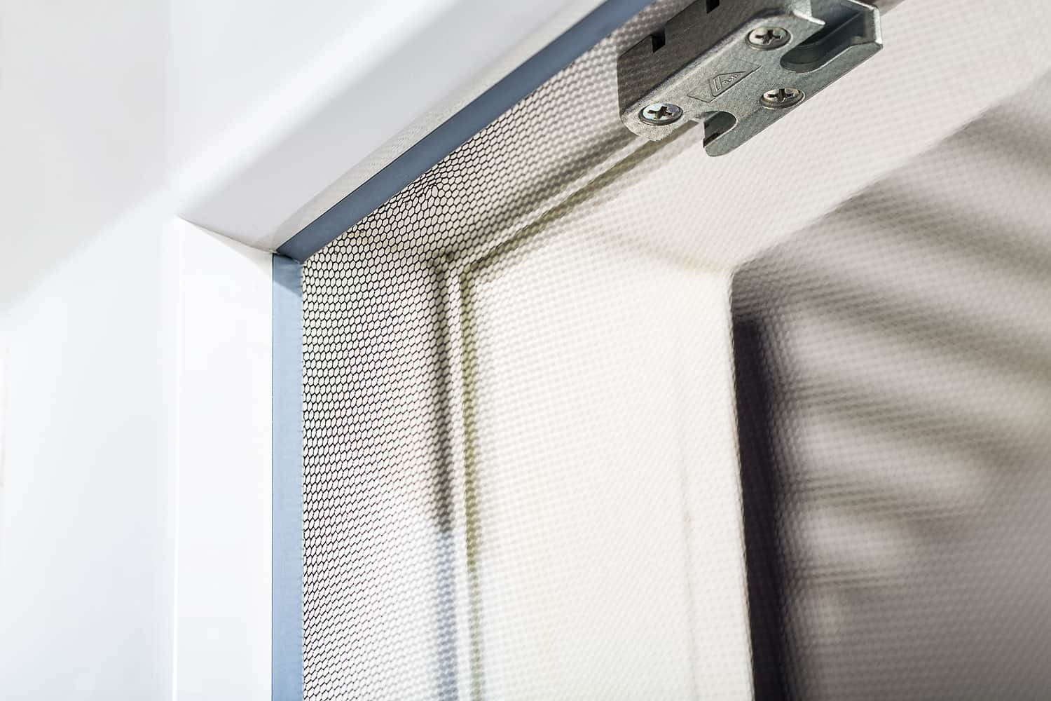Fliegengitter Fenster mit Klettband, 10er Set - weiß - 130 x 150 cm