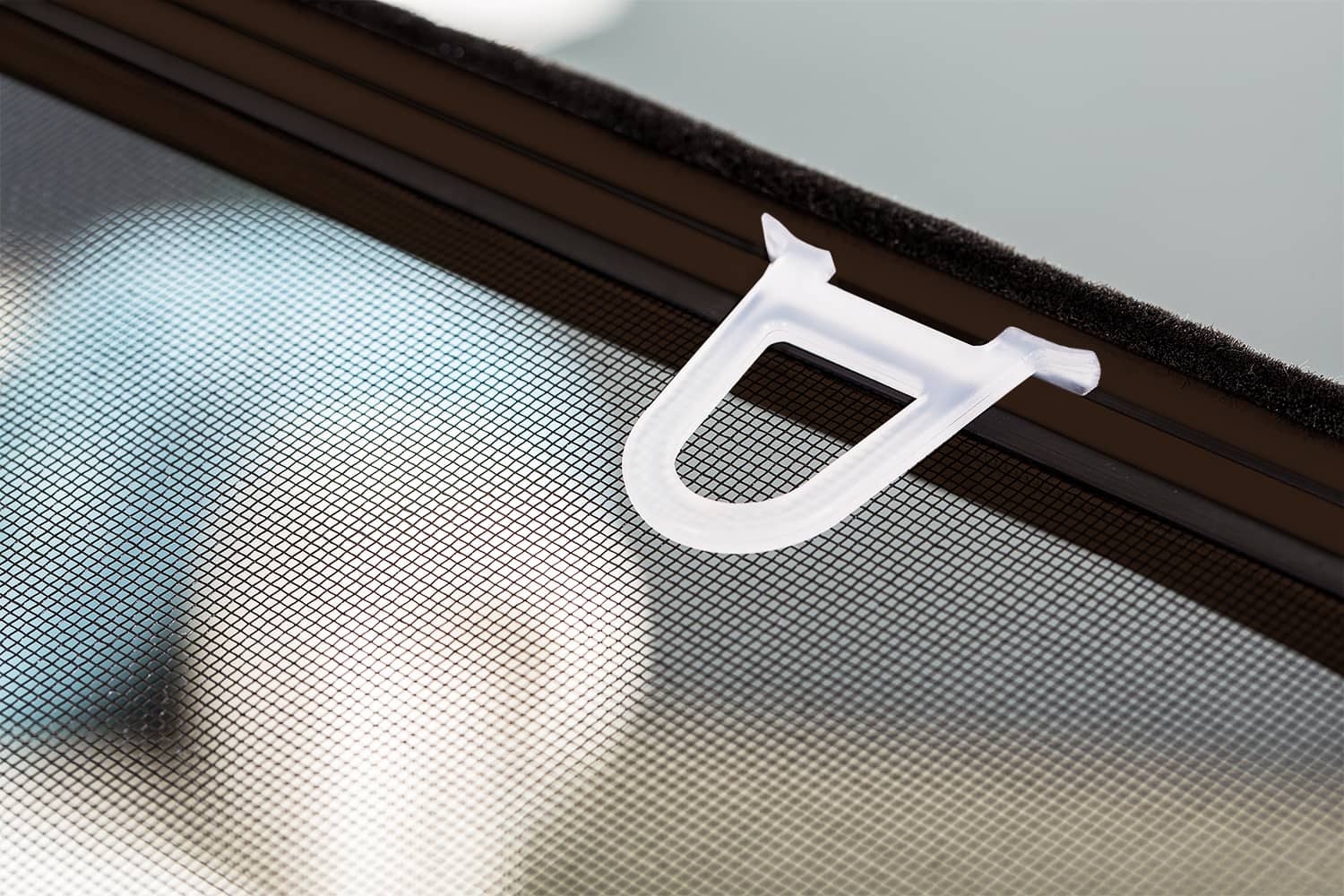 Fliegengitter Fenster "MASTER SLIM", glänzend - Alurahmen - 150 x 160 cm - SET