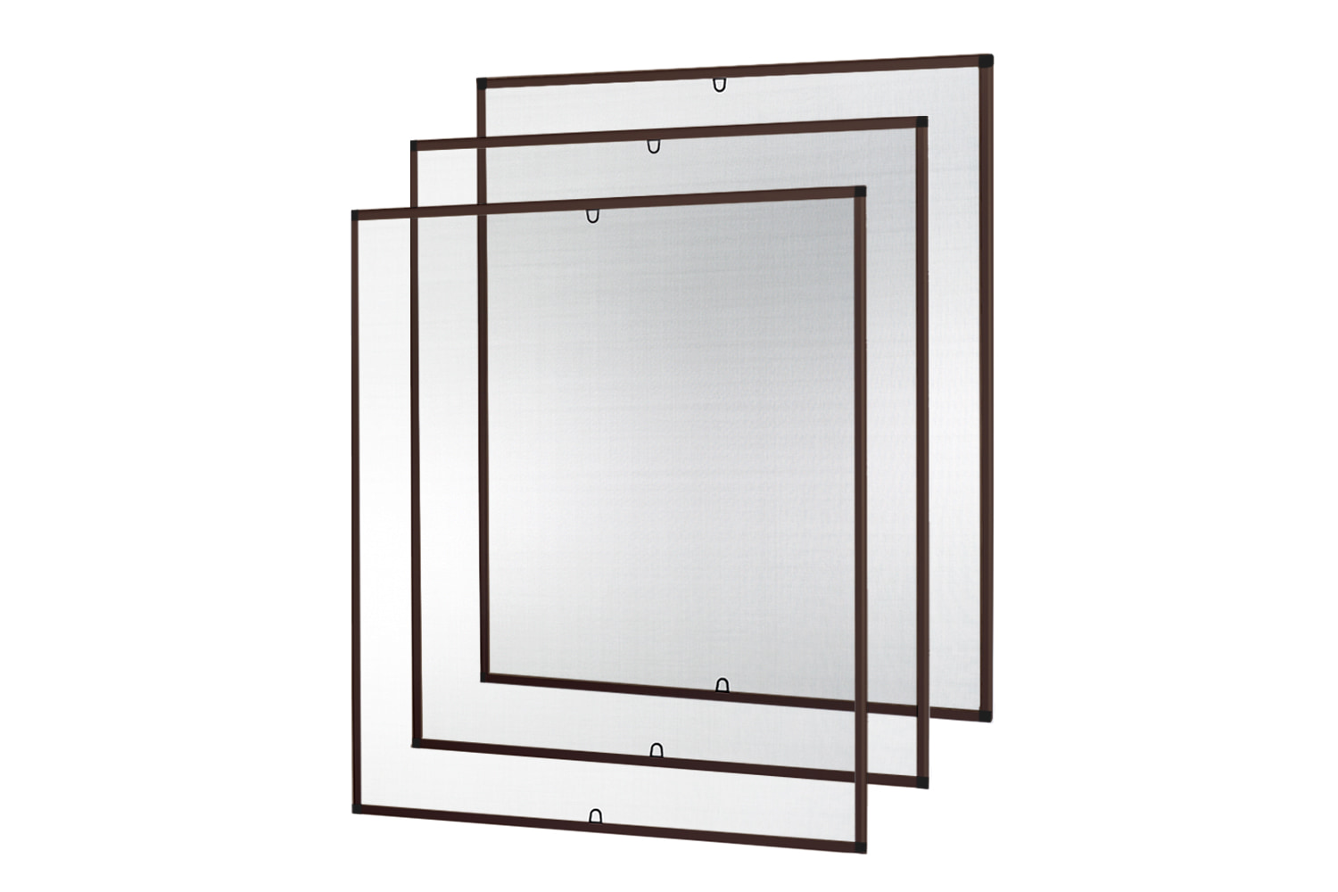 Fliegengitter Fenster "START", Alurahmen - 120 x 140 cm - SET